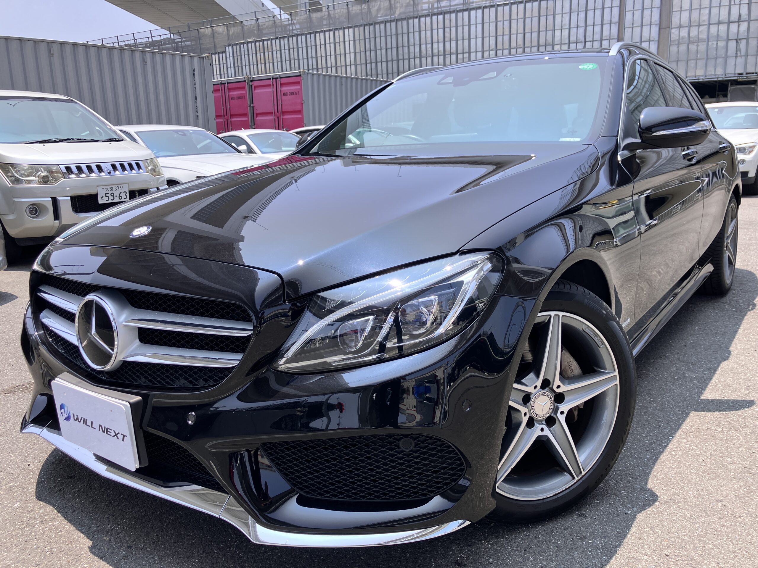 メルセデスベンツC200ワゴンスポーツ本革仕様